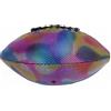 Keenso Pallone da Rugby Luminoso, Pallone da Calcio Illuminato in Pelle PU Misura 9 con Superficie Composita Fluorescente, Senza Batterie, da Allenamento Notturno per Principianti Incontri Sportivi