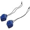Alipis Tappo Antipolvere Protezione per Attrezzatura Immersione e Snorkeling Subacqueo per Valvola Bombola Subacquea 2 Pezzi in PVC Blu