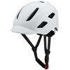 rockible Casco da Bici Casco Bici Ciclismo Strada con Calotta Rigida E Schiuma di Areazione Fibbia Cinghie Nere Regolabili Luce Posteriore Rinnovabile Adatto a