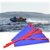 Fabater Calzino da Deriva in PVC Resistente per Ancoraggio Marino per Canoa Kayak, di Freno Marino con Palla Galleggiante Boa a Fune di Trazione, Stabilizzatore Stabile per la Pesca in Barca, Design