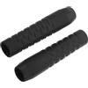 Toddmomy 2 Pezzi Kit Protettore per Tubo Regolatore Subacqueo in Gomma Flessibile Nero, Copertura Anti-Piega per Tubo Alta Pressione e Media Pressione, per Immersioni