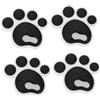 CORHAD Adesivi Antiscivolo Nero in Silicone per Snowboard 4 Pezzi