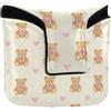 Caihoyu Putter Cover Ecopelle Coquette Bear Blush Bow