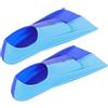 Alipis Short Pinne da Nuoto Xs in Silicone Blu per Adulti | Talloniera Aperta Regolabile, per Viaggio e Immersioni, Design Leggero e Flessibile