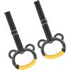 Generic 1pair Indoor Fitness Ginnastica Anelli Home Esercizio Pull Up Anelli Full Body Workout Maniglia Antiscivolo Indoor Fitness Ginnastica