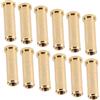 Toddmomy 12 Pezzi Inserto in Ottone per Frecce 38 Grain, ID 0.244 6, 2 Mm | Shaft in Carbonio, Colore Oro, Formato 2, 20x0, 70x0, 70cm, Confezione Singola
