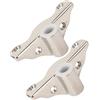 Yinhing Presa per Scalmo in Acciaio Inossidabile 316 2 Pezzi / 2 Pollici Prese per Scalmo per Barche, Yacht, e Hardware Marino