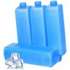 ibasenice Ice Cooler Pack, Ice Packs for Lunch Box, 4 Pezzi riutilizzabili in PE Blu, rapido abbassamento Temperatura, Uso Domestico e Trasporto Commerciale