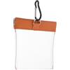 ULTECHNOVO Porta Tee da Golf Trasparente con Chiusura Automatica, Organizer Leggero in PVC e Pu con Scomparti Separati, per Uso Golf e Trasporto Pratico