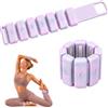RDTOK Pesi da 1 kg, 2 pezzi da 500 g, regolabili, in silicone, per gambe e braccia, pilates, per uomini e donne, corsa, yoga