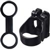 NAMOARLY Clip per Boccaglio e Cinturino Maschera, Supporto Snorkel in Silicone e ABS, Nero, Doppia, Installazione Rapida, per Tubo Snorkel e Fascia Maschera, Accessorio Subacqueo