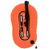 YueShengYCHUANG Nylon-tauchweste Giubbotto Subacqueo Schienalino Sport Immersione Realizzato in Nylon Resistente E Dotato di Ad Adatto per Immersioni Tecniche, Arancione Fluorescente