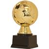 tecnocoppe Trofeo Calcio Pallone h 14,50 cm Premiazioni Sportive Targhetta Personalizzata Omaggio