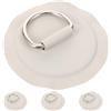 Ciieeo 4 Pezzi Accessori per Paddleboard Fibbia Elastica 8cm PVC | Fibbia per Kayak, Fissaggio Stabile, per Acque Aperte e Fiume, Design Portatile