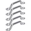YDuupxe Anello di Occhiello in Acciaio Inox 316, Larghezza Maniglia 6 Mm, Lunghezza Totale 72 Mm, Foro 5 con Bordo Liscio per Fissaggio su Barca Kayak Canoa