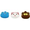 PACKOVE Ammortizzatore per Racchetta da Tennis per Prevenire Gomito del Tennista 3 Pezzi Smorzatore di Vibrazioni per Racchetta, Silicone, Cartoni Animali