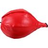 TOYANDONA Palla da Boxe a Forma di Goccia Sospesa Rosso in Pu per Allenamento | Cuciture Rinforzate Doppie, Esercizio dei Riflessi, Coordinazione Occhio-mano