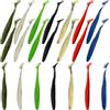 ULTECHNOVO 21 Pezzi Esche Artificiali Morbide 9cm T-Tail 2, 6g Multicolore | Pvc, Forma Speciale a Spirale, Uso per Pesca All'aperto, Leggere e Facili da Trasportare Colore Casuale