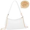 Aucuu Borsa a Tracolla da Donna Piccola, Borsa a Spalla Donna in Pelle PU, Pochette con Catena, Borsello Hobo, Borse da Ascella Retrò, Elegante Borsetta Tracolla, per Feste Shopping