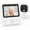 BURNNOVE Baby Monitor Video e Audio 2.8" IPS 720P VOX 2000mAh