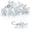 com-four® 40x Ventose, Portaventosa Universale con Ganci in Metallo