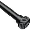 BSYXLSX Bastone tenda a pressione Nero, 71-155 cm, Ø 25 mm, Bacchette per tende a molla, asta tenda, bastone tenda doccia, Curtaln rod -Circle Head