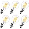 LVWIT Lampadine LED E14 Luce Calda 2700K, Lampadina 5.5W Equivalenti a 60W, 806LM, Lampadina LED Filamento G45 Stile Vintage Retrò, Risparmio Energetico, Non Dimmerabile, Pacco da 6 Unità
