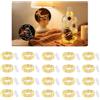 Pavlleen 20 Stringa Luci LED a Batteria,2M 20 LED Lucine Led a Batteria Filo Di Rame