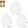 KYOTECH LED Faretto da Incasso 230V Dimmerabile 3000K 55-58MM IP44 3PCS Bianco