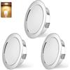 KYOTECH LED Faretto da Incasso 230V Dimmerabile 3000K 55-58MM IP44 3PCS Cromati