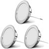 KYOTECH LED Faretto da Incasso 230V 3000K IP44 3.5W 300LM 3PCS Nichel