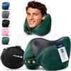 CLOUDS Cuscino da Viaggio in Memory Foam, 5 Colori, 2 Taglie, Verde L/XL