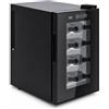 WUSRTO Frigorifero per vino, da 23 l, per 8 bottiglie, con LED, per bar, casa, cucina