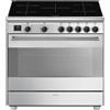 Smeg Concert BG91IX2 cucina Cucina freestanding A Elettrico Piano cottura a induzione Acciaio inox Made in Italy GARANZIA ITALIA