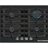 Bosch Serie 4 PNP6B6K40 Piano cottura a gas 60 cm 5 fuochi Vetro Nero GARANZIA ITALIA
