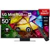 LG Mini RGB 50'' Serie MRGB87 50MRGB87B6B, 4K, RGB Primary Color Pro, Dolby Vision, Motion Booster 288, SMART TV 2026 GARANZIA ITALIA