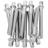 HOMOCONO Accessori per batteria, 12 viti in metallo per set di batteria, aste di serraggio per tamburi jazz e rullante, adatte per batteristi e percussionisti