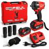 TANIASHOP Avvitatore a Impulsi a Batteria 88V 5Ah 350Nm 2400RPM con Attacco Quadro da 1/2 con Motore Brushless e Luce Led Integrata 3 Velocità con 2 Batterie per Auto e Officina