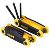 Stanley 2-69-267 Confezione 2 Set Chiavi Esagonali Maschio in Pollici/MM