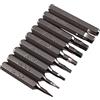 SPORTARC Set di 9 punte per cacciavite esagonali, H4 × 28 mm piccole punte per cacciavite esagonali H0.7 H0.9 H1.5 per H2 H3 H4 4 mm codolo esagonale