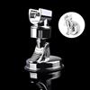 Norhogo Staffa da parete per doccia con ventosa regolabile e rimovibile, rotazione a 360°, supporto per soffione doccia, senza fori, per casa, hotel, bagno (11 x 7 cm)