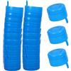TEHAUX 25 pezzi Coperchi Vite per Secchiello Acqua da Tappi Riutilizzabili Antispruzzo con Sigillante Compatibili con Dispenser e Boccioni per Uso e Ufficio