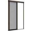 ESTO Zanzariera Tanke a Rullo per Porta 130X240 cm, Riducibile in Larghezza e Altezza, Apertura Laterale Scorrevole, Alluminio, Guida Bassa Calpestabile 4 mm, Chiusura Rallentata