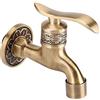 Cuque Vendite Pazze Rubinetto per Lavatrice, Rubinetto per Acqua Fredda in Ottone in Stile Antico con Attacco a Parete per Bagno