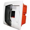 nextradeitalia 1PEZZO CENTRALINO DA INCASSO 4 moduli - mm.160 x 170 x 80 bianco