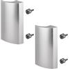 SOTECH 2 x SOTECH maniglia per porta balcone SEJA II alluminio acciaio inox 85 x 40 x 20 mm maniglia per porta finestra