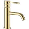 Rea - Rubinetto Da Lavabo D'Oro Lungo Diamond, Bajo, 12X4X18,5Cm