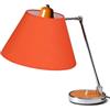 Happyyami Paralume in Stoffa Decorativo Piccolo, Coprilampada per Lampada da Tavolo E27, Resistente e Versatile per Casa, Hotel e Studio, Paralumi Vintage Colore Arancione Singolo