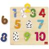 Jumbo Numeri del puzzle di legno Goula