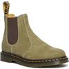 Dr. Martens Unisex adulto 2976 pelle nabuk Chelsea Boot Fashion Boot, Oliva, 13 Women/12 Men